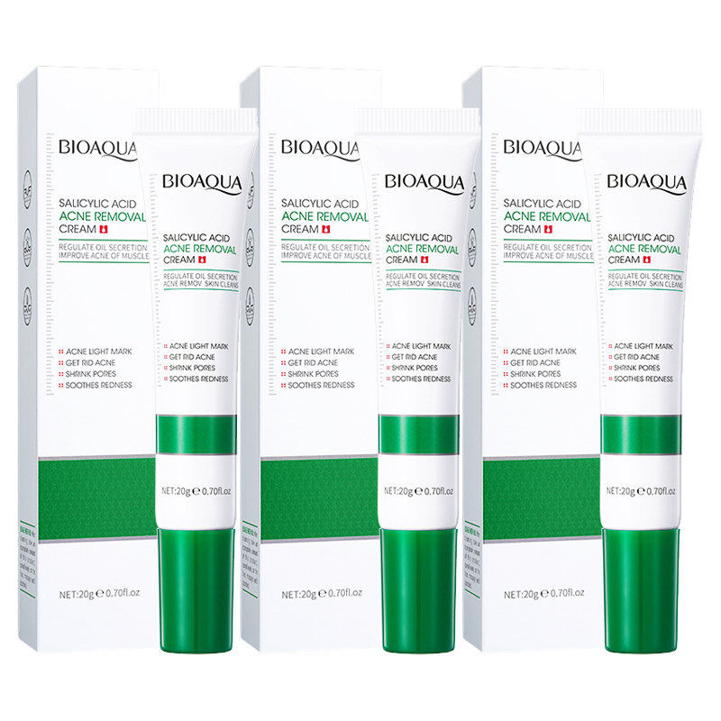 Skincare Salicylic Acid - 1/2/3pcs BIOAQUA Salicylic Acid ครีมครีมกําจัดสิว Mark
