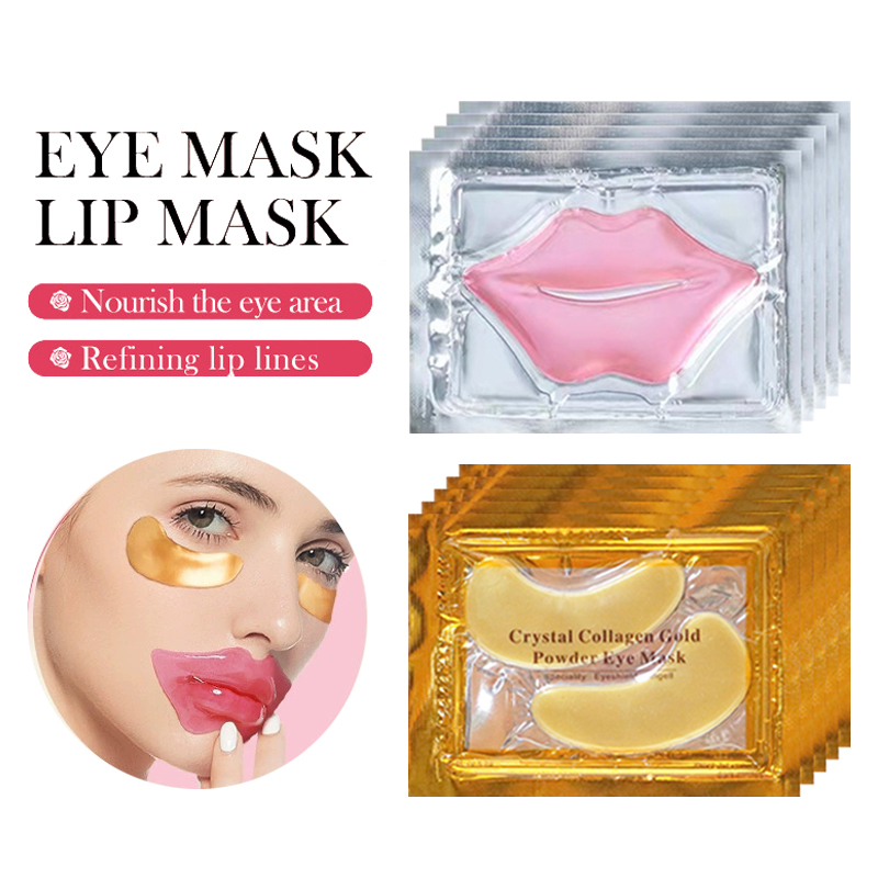 Skincare Finally Found You - 10/20pcs Golden Crystal Collagen Eye Mask