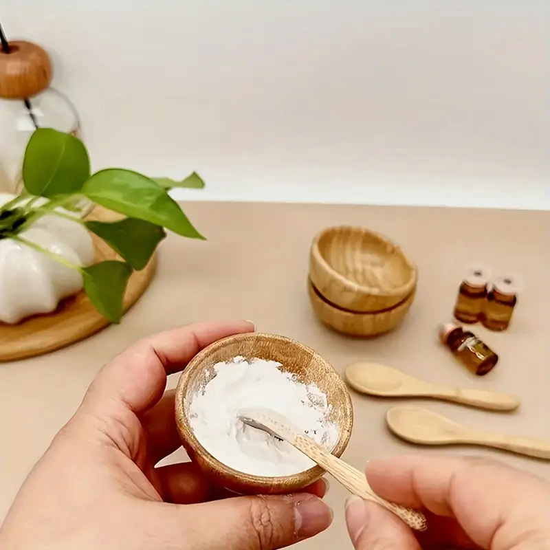 Skincare Finally Found You - ชุดชามผสมมาส์กหน้าจากไม้ไผ่, อุปกรณ์ทำมาส์กหน้า DIY สำหรับการดูแลผิว, ชุดอุปกรณ์ผสมมาส์กหน้าพร้อมชาม, ไม้พาย,