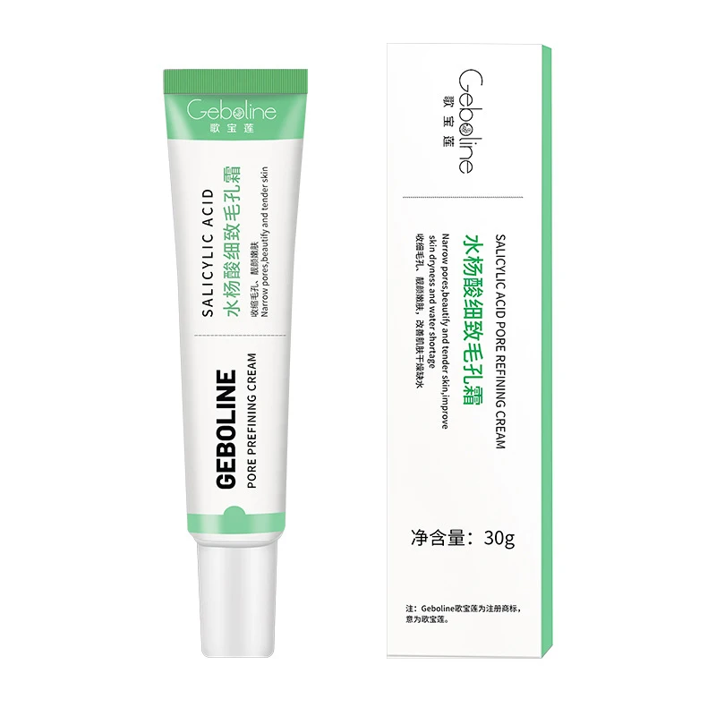 Skincare Salicylic Acid - ใหม่ Salicylic Acid Pore หดตัวครีมลดรูขุมขนกระจ่างใสกระชับใบหน้า Smoothes