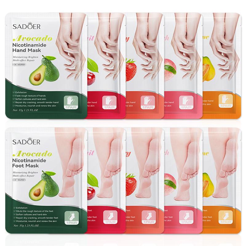 1 คู่ SADOER ผลไม้มาส์กเท้ามาส - Skincare Exfoliating บทวิจารณ์และราคา