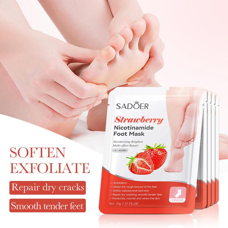 1 คู่ SADOER ผลไม้มาส์กเท้ามาส - Skincare Exfoliating บทวิจารณ์และราคา