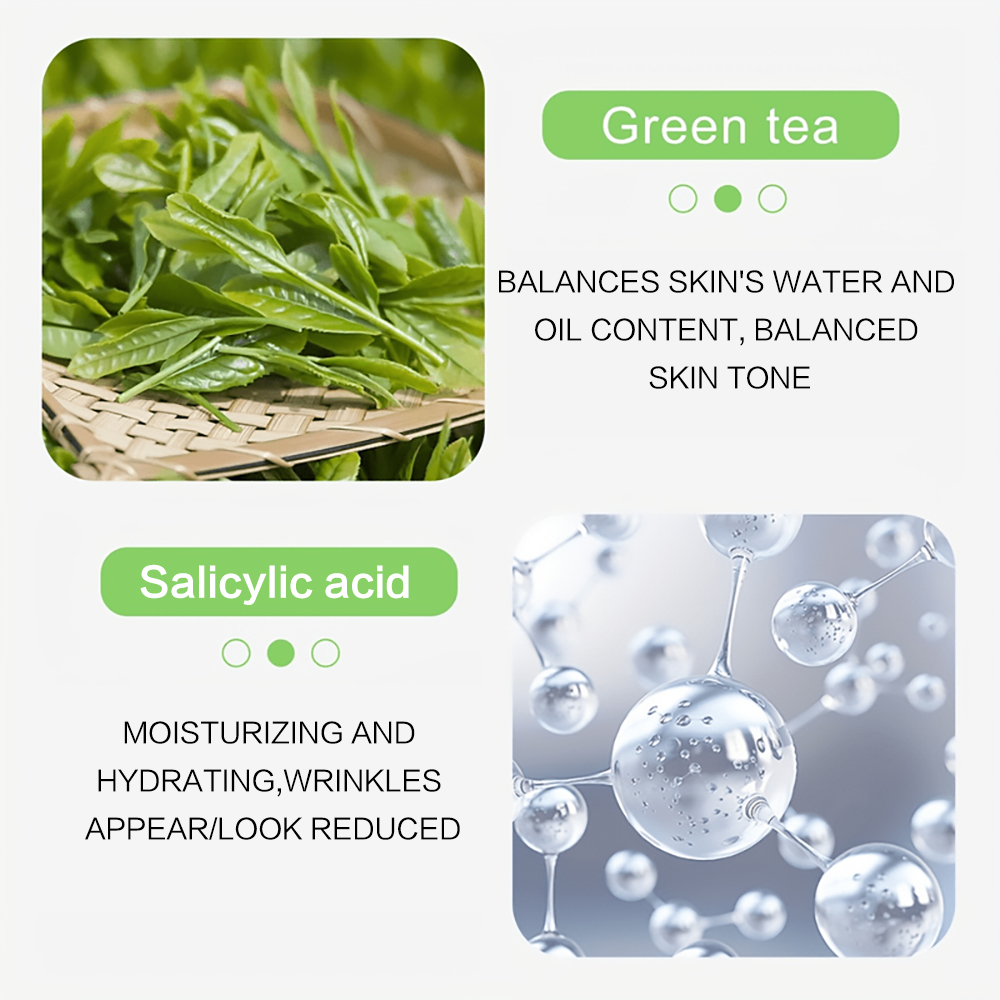 มีส่วนผสมของกรดซาลิไซลิกและชาเ - Skincare Salicylic Acid บทวิจารณ์และราคา